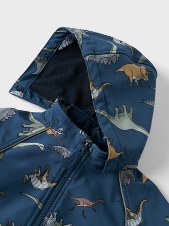 NAME IT virsdrēbes ALFA SOFTSHELL, zils, 13228605, izmērs 