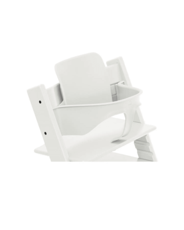 STOKKE barošanas krēsls ar aizsargbarjeru un paplāti TRIPP TRAPP, white, 685500 