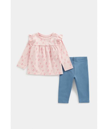 MOTHERCARE t-krekls ar garām piedurknēm un zeķubikses, FA890 640409