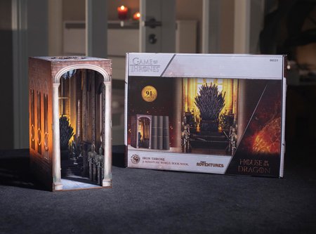 REVELL modelis Iron Throne - House of the Dragon: Tiny Adventures Ar rokām darinātas miniatūras, 00531 