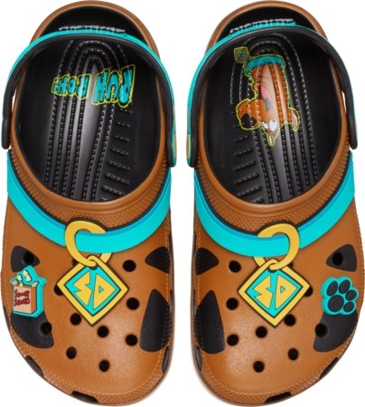 CROCS krokši SCOOBY DOO melni, 210100-001 38,5 izmērs 
