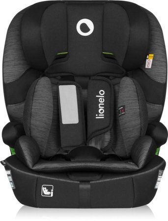 LIONELO autokrēsls BILLY I-SIZE, Black grey, 76-150 cm. 