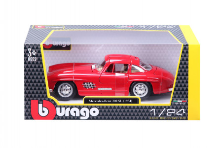 BBURAGO automašīna 1/24 Mercedes Benz 300 SL 1954, 18-22023 18-22023