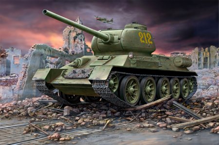 REVELL auto modelis - tanks T-34/85, 63302 