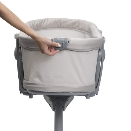 CHICCO bērnu gultiņa, šūpulītis BABY HUG PRO 5 W 1 Beige Latte, 05087076960000 