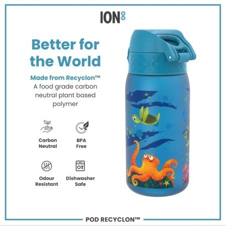 ION8 pudele, Sea Turtle, 350 ml., I8RF350PBSEATUR 