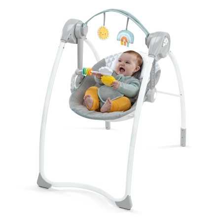 INGENUITY šūpuļkrēsls SUN VALLEY, 0 - 9 m., GREY, 16978 