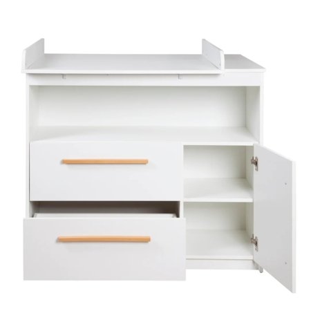 ROBA pārtinamais galds LILO, White/Beech, 1731857 