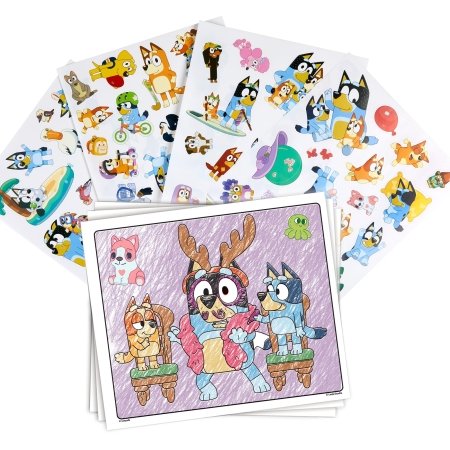 CRAYOLA radošais komplekts Color & Sticker, Bluey, 04-2664G 