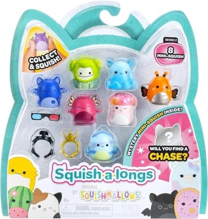 SQUISH-A-LONGS minifigūru komplekts, sortiments., SQAL0021 