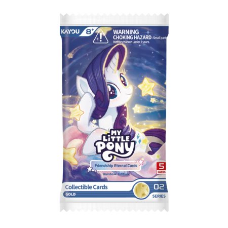 KAYOU My Little Pony kolekcionējamās kartītes Rainbow Edition, 5 gab.,  MLP-KP-YH-CH-002B-EMEA 