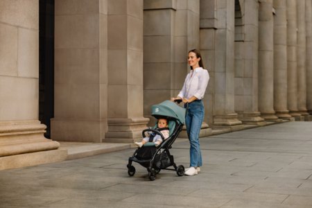 GLOBBER ratiņi, Lite teal-grey, 925-105 