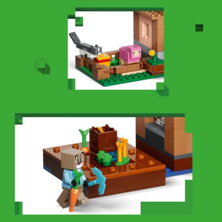 21596 LEGO® Minecraft® Evoker uzbrukums ciemam 
