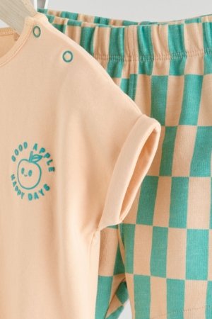 NEXT t-krekls ar īsām piedurknēm un šorti, AJ7214, 80-86