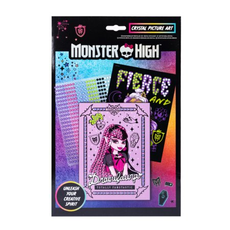 MONSTER HIGH kristāla attēlu māksls darbs, 71-0046 