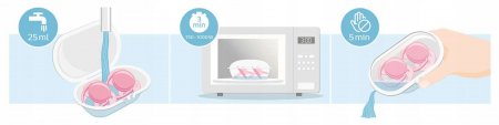 PHILIPS AVENT 83009 māneklītis ULTRA AIR ANIMALS, 6-18M, meitenēm, 2 gab,  SCF080/08 1/893