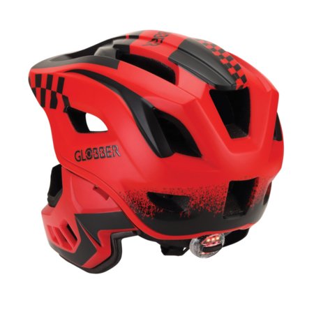 GLOBBER ķivere Helmet Racing, XS/S ( 48-53CM ), sarkans, 606-102-2 