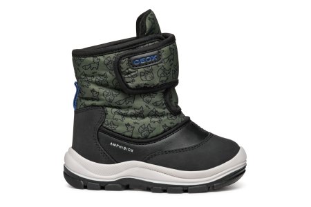 GEOX ziemas zābaki, tumši zaļi, B263VE-0BCMN-C9358, 27 izmērs 