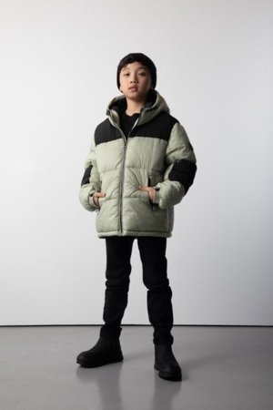 COCCODRILLO jakete OUTERWEAR BOY JUNIOR, zaļš, cm 