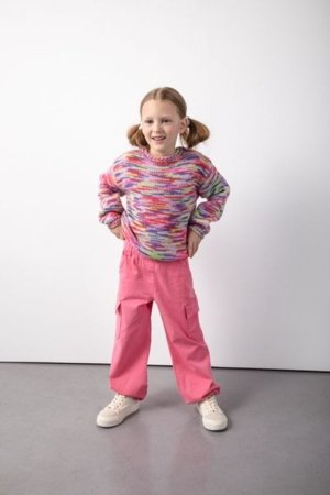 COCCODRILLO bikses RAVE GIRL KIDS, rozā, ZC5119101RGK-007-116, 116 cm 