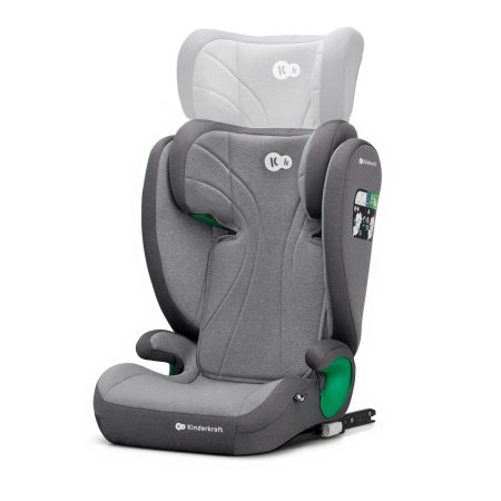 KINDERKRAFT autokrēsls JUNIOR FIX 2 I-SIZE, rocket grey, KCJUFI20GRY0000 