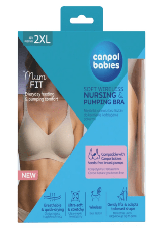 CANPOL BABIES Krūšturis, Nursing & Pumping MUM FIT, 2XL izmērs, 78/017 