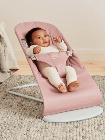 BABYBJÖRN šūpuļkrēsls BLISS Wowen, dusty pink, 006222 