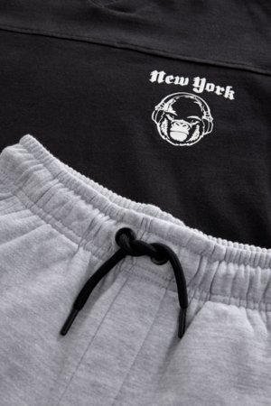 NEXT t-krekls ar īsām piedurknēm un šorti, E45729, 152