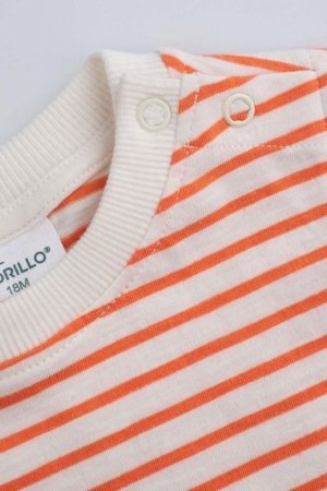 COCCODRILLO krekls ar īsām piedurknēm HAPPY RETRO BOY NEWBORN, krāsa, WC5143301HBN-022-086, 86 cm 