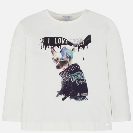 MAYORAL T-krekls cream 7C 7014-10 14 7014-10 14