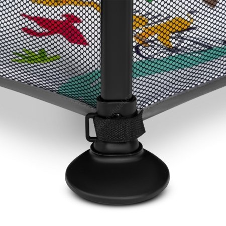 LIONELO manēža, rotaļu laukums ROEL PLUS, 65x85 cm., Grey multicolor 