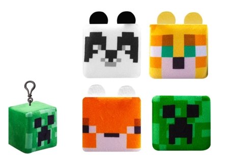 MINECRAFT piekariņš Cube 8cm. assort., 466017 
