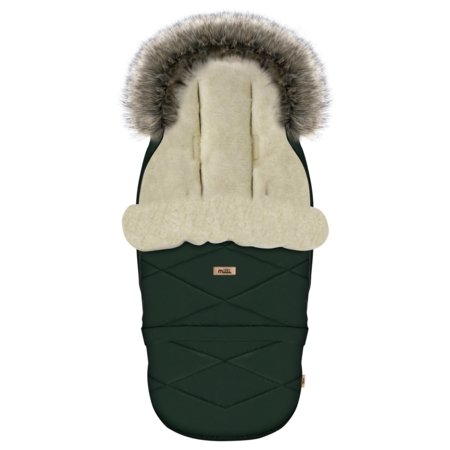 MILLI regulējams kāju sildītājs GROWUP, Bottle green, MIL1110162 