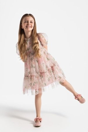 COCCODRILLO kleita ar īsām piedurknēm ELEGANT JUNIOR GIRL, krāsa, WC5128210EJG-022-152, 152 cm 
