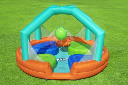 BESTWAY piepūšamā atrakcija Dodge & Drench Water Park, 4.5m x 4.5m x 2.68m, 53383 53383