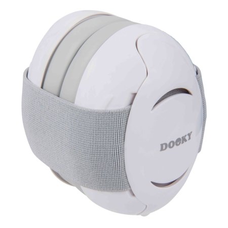 DOOKY Mazuļa ausu aizsardzība 0–3 g. white, 3001102 