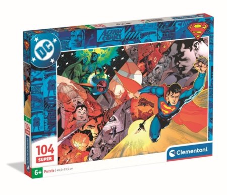 CLEMENTONI puzle super Superman 2025, 104 gab., 25075 