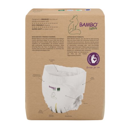 BAMBO autiņbiksītes-biksītes NATURE papīra iepakojumā, 5 izmērs, 12-18 kg, 19 gab., BAMB0166 