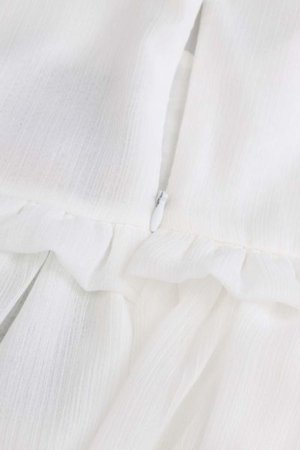 COCCODRILLO kleita ar īsām piedurknēm ELEGANT BABY GIRL, krēmveida, WC5128204EBG-003-098, 98 cm 