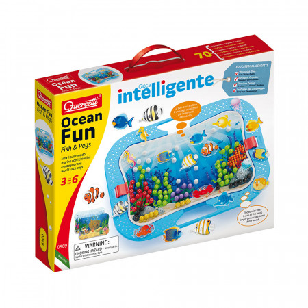 QUERCETTI mozaīku komplekts OCEAN FUN FISH & PEGS, 969 969