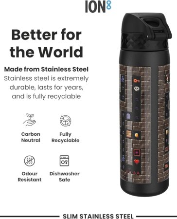 ION8 termo dzērājs, Game, 500 ml., I8TS500PKGAME 