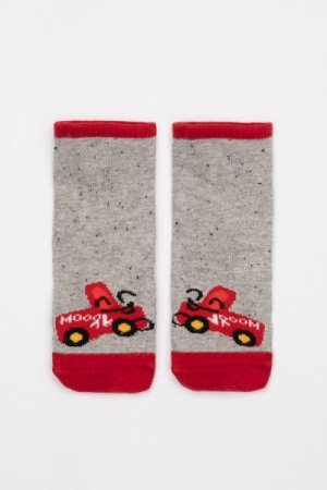 COCCODRILLO zeķes SOCKS BOY, pelēkas, ZC1382207SOB-019 ZC1382207SOB-019-015