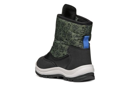GEOX ziemas zābaki, tumši zaļi, B263VE-0BCMN-C9358, 27 izmērs 