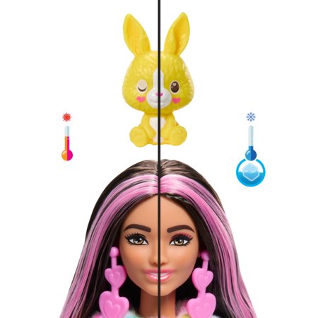 BARBIE Cutie Reveal lelle krāsu sapnis zaķis, HRK38 