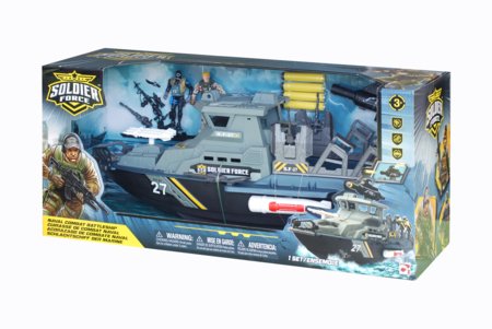 SOLDIER FORCE rotaļļietu komplekts Naval Combat Battleship, 545337 