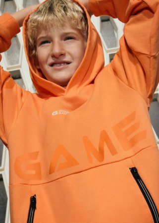 MAYORAL džemperis ar kapuci, apricot, 6.411-55, 170 cm 