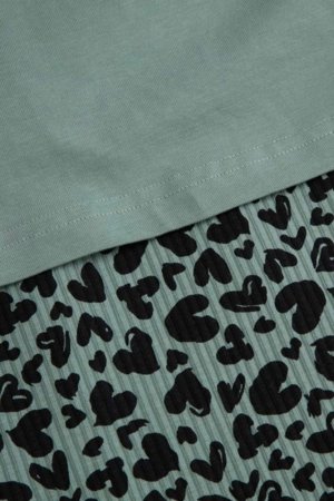 COCCODRILLO kleita ar garām piedurknēm, zaļa, WC6129101RGJ-011-128, 128 cm 