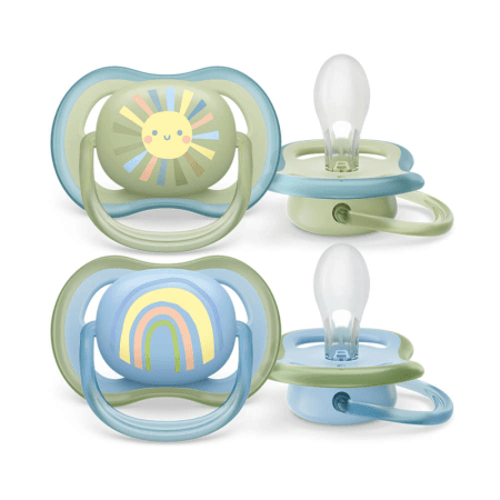 PHILIPS AVENT māneklītis Ultra Air, 0-6 m, 2gab, boys, SCF085/58 