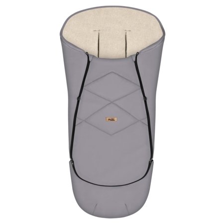 MILLI regulējams kāju sildītājs EVERGROW, Steel grey, MIL1110181 