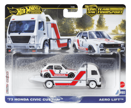 HOT WHEELS premium treileris ar automašīnu sortiments, FLF56 